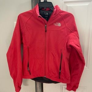North Face jacket gently used pink